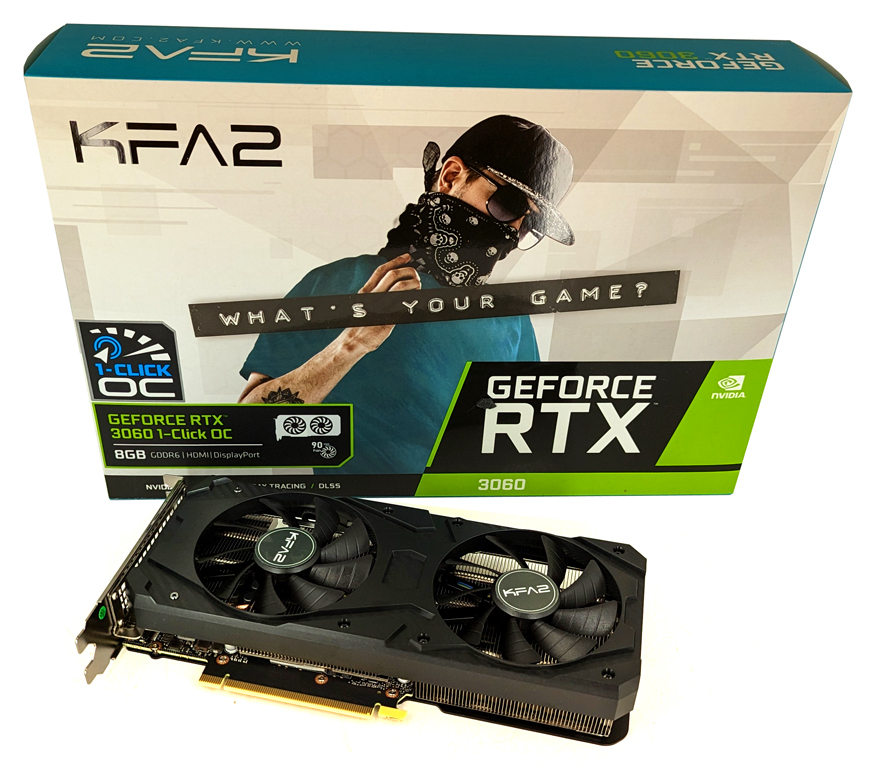 KFA2 GeForce RTX 3060 mit 8 GB im Test