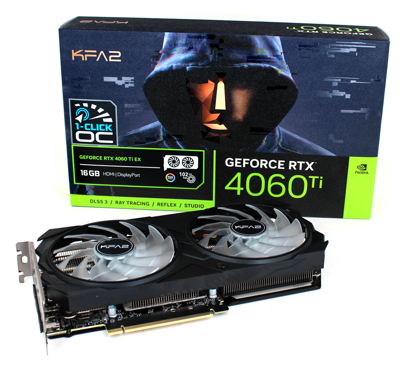 KFA2 RTX 4060 Ti EX mit 16 GB im Test