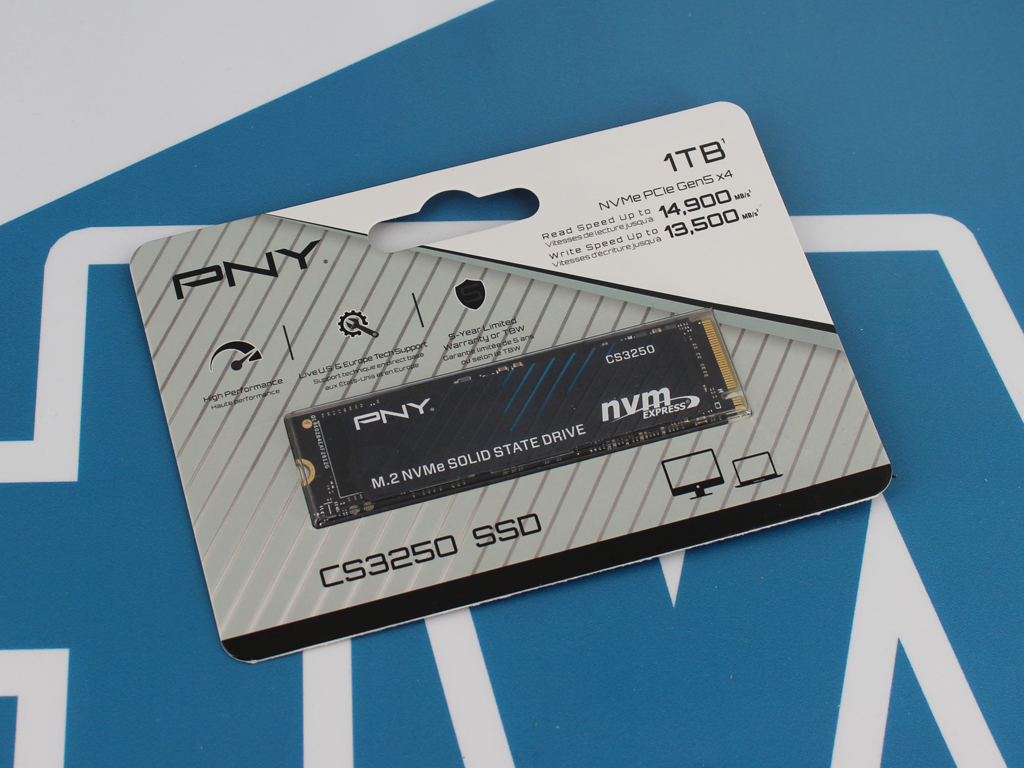 PNY CS3250 Gen5 SSD mit 1 TB im Test.